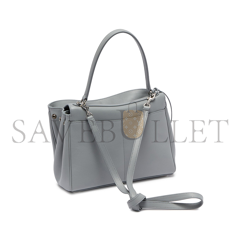 BALENCIAGA WOMEN'S RODEO HANDBAG SMALL IN CLOUD GREY 7897792AA4U1142 (29*20*10cm)